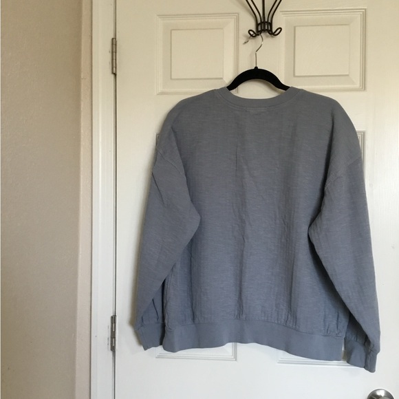 Apiece Apart Blue Oversized Pullover Sweater/ Dinas Organic Cotton Jogger Pants - Picture 4 of 16